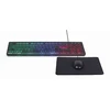 Gembird | 3-in-1 Backlight Desktop Set | KBS-UML-01 | Klaviatūra, Pelė and Pad Set | su laidu | su pele | US | Juodas