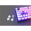 Klavaitūros klavišų dangteliai SteelSeries PrismCaps, US kalba, Baltos spalvos