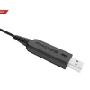 Koss | Ausinės | CS195 USB | su laidu | Ant ausų uždedamos | Mikrofonas | Juodas