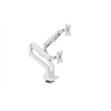 Laikiklis Arozzi Desk Mount | Neo Duo - Gas Spring Monitorius Arm AZ-ALZARE-NEO-DUO-WT | Tilt, Swivel, Rotation | Maximum weight (capacity) 9kg | Baltas