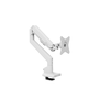 Laikiklis Arozzi Desk Mount | Neo Single - Gas Spring Monitorius Arm AZ-ALZARE-NEO-WT | Tilt, Swivel, Rotation | Maximum weight (capacity) 9kg | Baltas