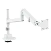 Laikiklis Digitus Desk Mount | DA-90476 Single Monitorius Mount | Height, tilt, pivot, rotation, depth | 57 " | Maximum weight (capacity) 27 kg | Baltas