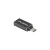 LANBERG AD-UC-UA-02 adapter USB TYPE-C M -AF 3.1 Juodas