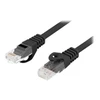 LANBERG Patchcord cat.6 UTP LSZH CU 0.25m juodas