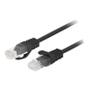 Lanberg | Patch Cord cat. 5E UTP | PCU5-10CC-0750-BK | Wire gauge: 26AWG (7 x 0,16mm) | Juodas