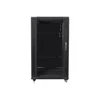 LANBERG FF01-6622-12B laisvai pastatomas stovas 19 savaime surenkamas plokščias paketas 22U/ 600x600mm juodas