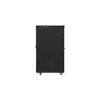 LANBERG FF01-8022-23BL laisvai pastatomas stovas 19 colių savaime surenkamas plokščias paketas 22U/800x1000mm juodas tinklinės durys LCD