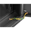 LANBERG laisvai pastatomas stelažas 19 colių spintelė 42U 600x800 stiklinių durų LCD butas juodas