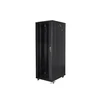 LANBERG FF01-8847-12B-kpl laisvai pastatomas stovas 19 išmontuotas plokščias paketas 47U 800 x 800 mm