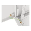 LANBERG sieninė spintelė 19 colių 6U 600x450 plieninės durys pilkas flat pack