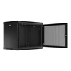 Lanberg pakabinama spintelė 19" 9U 600X450 juoda perforuotos durys