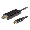 Lanberg USB-C į HDMI kabelis, 1,8 m 4K/60Hz, Juodas | Lanberg | USB-C į HDMI kabelis | CA-CMHD-10CU-0018-BK | Juodas | 1,8 m