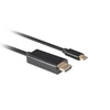 Lanberg USB-C į HDMI kabelis, 1,8 m 4K/60Hz, Juodas | Lanberg | USB-C į HDMI kabelis | CA-CMHD-10CU-0018-BK | Juodas | 1,8 m
