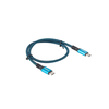 Lanberg | USB-C–USB-C laidas | CA-CMCM-45CU-0005-BK | 0,5 m
