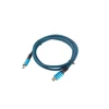 Lanberg | USB-C to USB-C Cable | Juodas/Mėlyna | 1.2 m