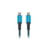 Lanberg | USB-C to USB-C Cable | Juodas/Mėlyna | 1.2 m