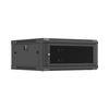 Lanberg Sieninė instaliacinė spintelė 19" 4U 600X600 | WF01-6604-23B | Juodas