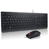 Lenovo Essential | Klaviatūra ir pelė Combo | su laidu | US Euro | Juodas