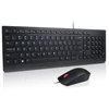 Lenovo Essential Klaviatūra su laidu ir pelė | Klaviatūros ir pelės rinkinys | su laidu | su pele | Nordic | Juodas