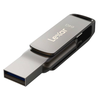 Lexar | 2 viename USB atmintinė, kurios skaitymo greitis siekia 130 MB/s | „JumpDrive Dual Drive D400“ | 64 GB | C ir A tipo USB 3.1 | Pilkas