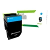 Lexmark 70C2XCE (702XC) Toneris kasetė, žalsvai mėlyna, 4000 puslapių