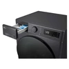 LG | Skalbimo mašina | F2WR508S2M | Energy efficiency class A | Front loading | Skalbimo talpa 8kg | 1200 RPM | Gylis 48 cm | Plotis 60 cm | LED | Middle Juodas