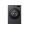 LG Skalbimo mašina | F4X1009NMB | Energy efficiency class A | Front loading | Skalbimo talpa 9kg | 1400 RPM | Gylis 55 cm | Plotis 60 cm | Ekranas | LED | Steam function | Direct drive | Wi-Fi | Graphite Juodas