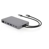 LMP prijungimo stotis USB-C Ekranas Dock 2 2 x HDMI; 1 x DisplayPort; 1 x Mini-DisplayPort; 1 x VGA; 1 x DVI; 1 x garso išvestis; 1 x Ethernet prievadas; 2 x USB 3.1 (Gen 1); 1 x USB-C