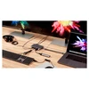 LMP prijungimo stotis USB-C Ekranas Dock 2 2 x HDMI; 1 x DisplayPort; 1 x Mini-DisplayPort; 1 x VGA; 1 x DVI; 1 x garso išvestis; 1 x Ethernet prievadas; 2 x USB 3.1 (Gen 1); 1 x USB-C