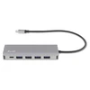 LMP USB-C Hub USB 3.0 (3.1 Gen 1) jungtys 4 kiekis, Aliuminio, USB 3.0 (3.1 Gen 1) Type-C jungtys 3 kiekis, Kosminė pilka