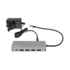 LMP USB-C Hub USB 3.0 (3.1 Gen 1) jungtys 4 kiekis, Aliuminio, USB 3.0 (3.1 Gen 1) Type-C jungtys 3 kiekis, Kosminė pilka