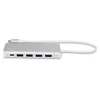 LMP USB-C Hub USB 3.0 (3.1 Gen 1) jungtys quantity 4, Aliuminio, USB 3.0 (3.1 Gen 1) Type-C jungtys quantity 3, Sidabrinis