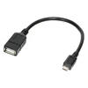 Logilink 0.2m USB 2.0 A/Micro-B 0.2 m, Juodas