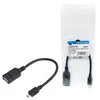 Logilink 0.2m USB 2.0 A/Micro-B 0.2 m, Juodas