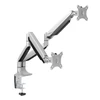 Laikiklis Logilink BP0043 Dual Monitorius Desk mount, 13"-32",gas spring, aluminum | Logilink