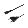 LogiLink Prisijungti | Maitinimo laidas | CP092 | Juodas Euro kištukas (CEE 7/16) | IEC 60320 C7 jungtis