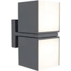 Sieninis šviestuvas LUTEC Cuba 5193801118 Lauko sieninis LED šviestuvas, antracito spalvos
