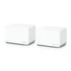 Maršrutizatorius Mercusys AX1800 Whole Home Mesh Wi-Fi 6 sistema | Halo H70X (2 vnt.) | 802.11ax | 574+1201 Mbit/s | 10/100/1000 Mbit/s | Ethernet LAN (RJ-45) jungtys 3 | Tinklelio palaikymas Taip | MU-MiMO Taip | Nėra mobiliojo plačiajuosčio ryšio | Antenos tipas Vidinis