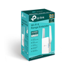 Maršrutizatorius TP-LINK | AX3000 Mesh WiFi 6 stiprintuvas | RE705X | 802.11ax | „Mesh“ palaikymas: taip | 2402+574 Mbit/s | Ethernet LAN (RJ-45) jungtys: 1 | Nėra mobiliojo plačiajuosčio ryšio | MU-MiMO: ne | Antenos tipas: 2x išorinės