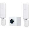 Ubiquiti AmpliFi Home Maršrutizatorius, 2x Mesh taškai, Plug and Play, iki 5 Gb/s, Baltas AFI-HD / UBI-AFI-HD