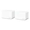Maršrutizatorius Mercusys AX1800 Whole Home Mesh Wi-Fi 6 sistema | Halo H70X (2 vnt.) | 802.11ax | 574+1201 Mbit/s | 10/100/1000 Mbit/s | Ethernet LAN (RJ-45) jungtys 3 | Tinklelio palaikymas Taip | MU-MiMO Taip | Nėra mobiliojo plačiajuosčio ryšio | Antenos tipas Vidinis