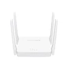 „Mercusys“ | AC1200 belaidis dviejų dažnių maršrutizatorius | AC10 | 802.11ac | 300+867 Mbit/s | 10/100 Mbit/s | Ethernet LAN (RJ-45) jungtys 2 | Tinklo palaikymas: Ne | MU-MiMO: Taip | Ne, mobilusis plačiajuostis ryšys: Ne | Antenos tipas: 4 fiksuotos | Ne