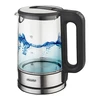 Mesko | Virdulys | MS 1301b | Electric | 1850 W | 1.7 L | Glass | 360° rotational base | Juodas