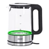 Mesko | Virdulys | MS 1301b | Electric | 1850 W | 1.7 L | Glass | 360° rotational base | Juodas