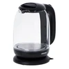 Mesko | Virdulys | MS 1302b | Electric | 2200 W | 1.7 L | Glass | 360° rotational base | Juodas
