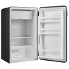 Midea Šaldytuvas | MDRD142SLE30 | Energy efficiency class Class E | Free standing | Height 83.5 cm | Larder | Šaldytuvas net capacity 93 L | 41 dB | Juodas