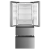 Midea Šaldytuvas | MERF402FIE02 | Energy efficiency class E | Free standing | Combi | Height 178 cm | No Frost system | Šaldytuvas net capacity 244 L | Šaldiklis net capacity 147 L | Ekranas | 41 dB | Nerūdijantis plienas