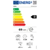 Midea Skalbimo mašina | MF100W70/W | Energy efficiency class D | Front loading | Skalbimo talpa 7kg | 1200 RPM | Gylis 40 cm | Plotis 60 cm | Ekranas | LED | Baltas