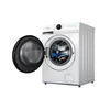 Midea | Skalbimo mašina | MF200W80WB/W-HR | Energy efficiency class A | Front loading | Skalbimo talpa 8kg | 1400 RPM | Gylis 48 cm | Plotis 60 cm | Ekranas | LCD | Steam function | Baltas