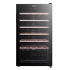 Midea Wine Cooler | MDRW150FGG22W | Energy efficiency class Class G | Free standing | Bottles capacity 34 | Juodas